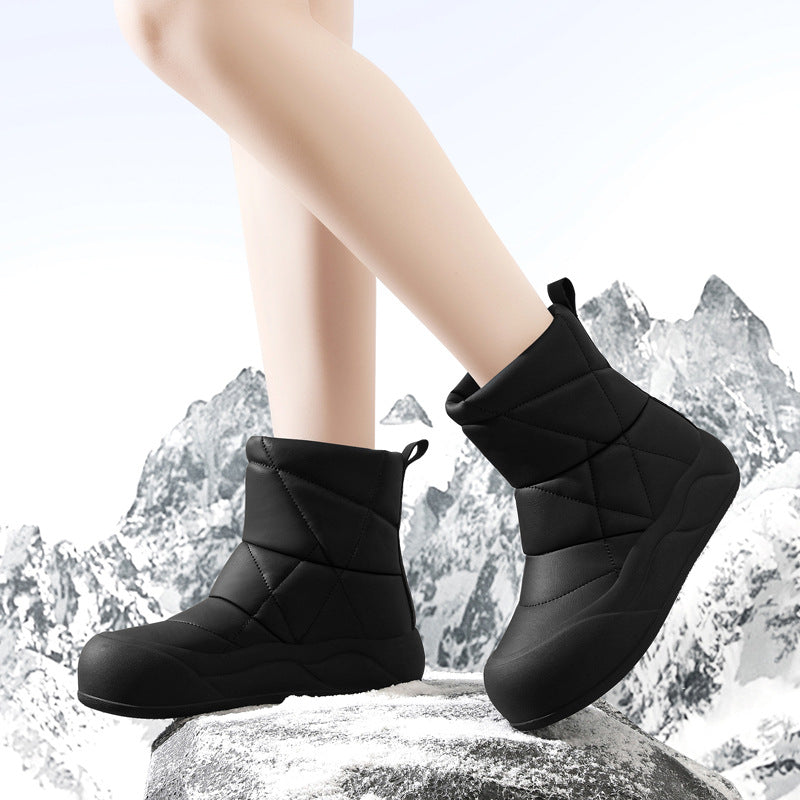 Damen Winterstiefel Warm Isoliert Wasserfest