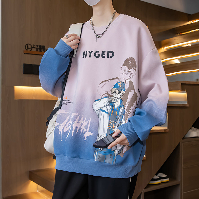 Unisex Sweatshirt Oversized Grafikdruck Berlin Style