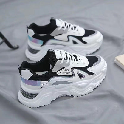 Damen Sneaker Sportlich Reflektierend Komfortabel Laufschuhe