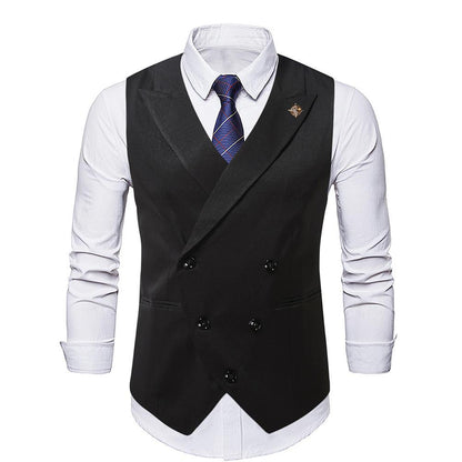 Herren Weste Modern Elegant mit Knopfleiste und Details