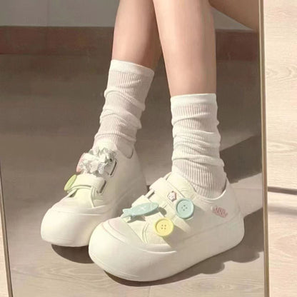 Damen Plateau-Slipper Modisch Verspielt mit Dekoration
