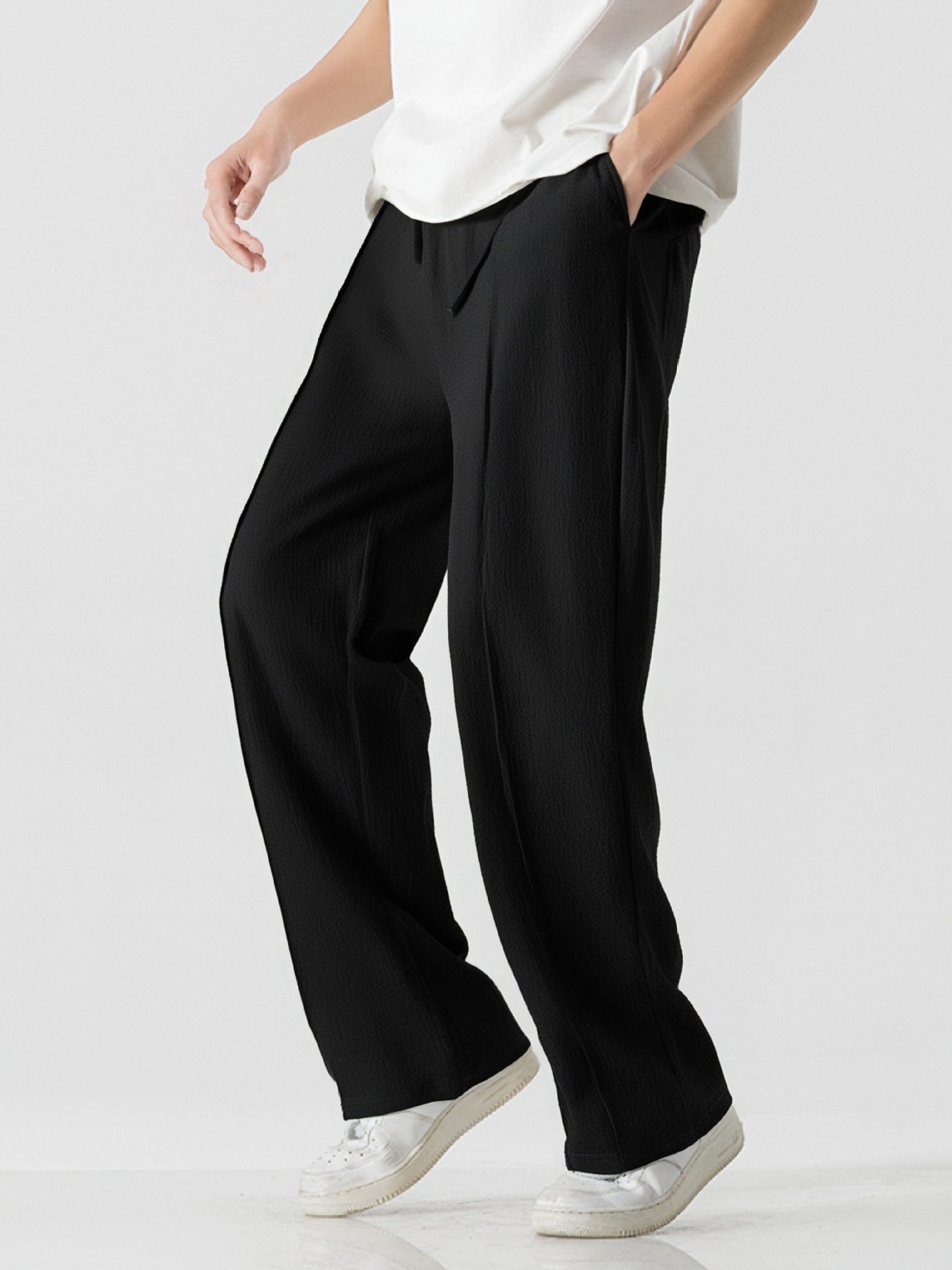 Herren Freizeithose Atmungsaktiv Bequem Elegant