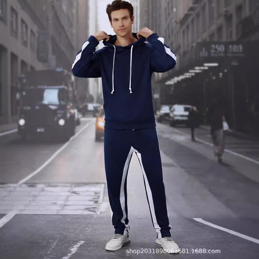 Herren Sportset Hoodie Jogginghose Freizeit Outfit