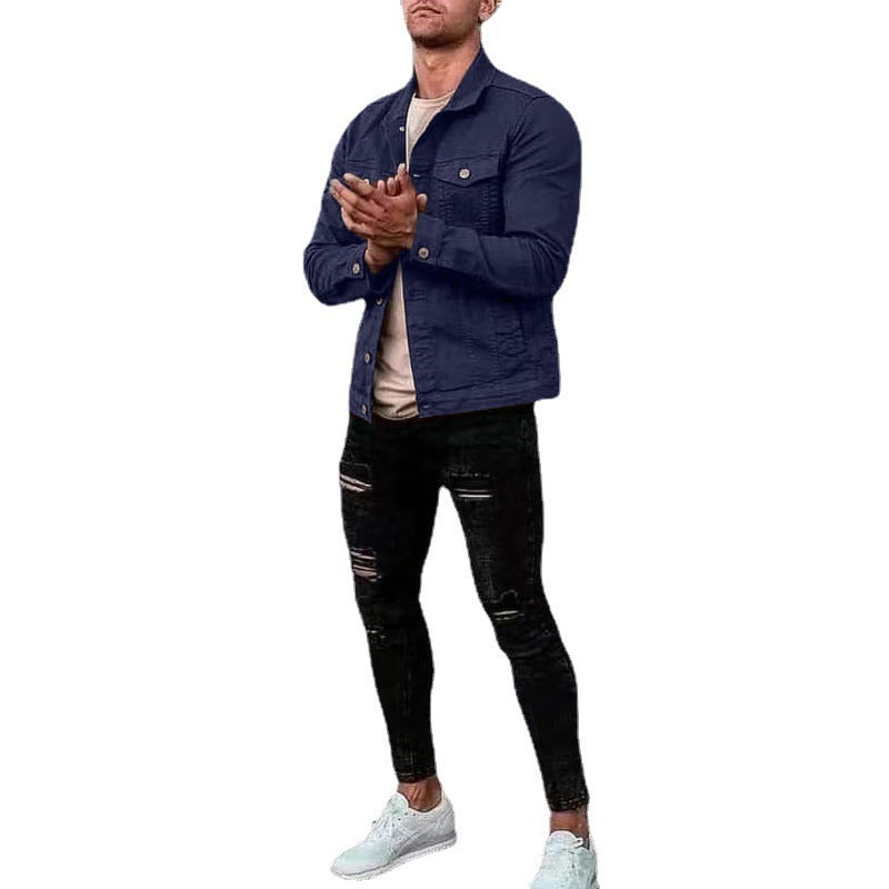 Herren Lederjacke Modern Glamour Style