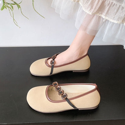 Damen Ballerina Schuhe Elegant Schmuck Detail