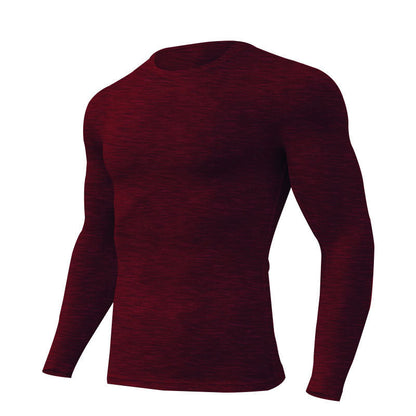 Herren Sportshirt Atmungsaktiv Langarm Funktionshemd