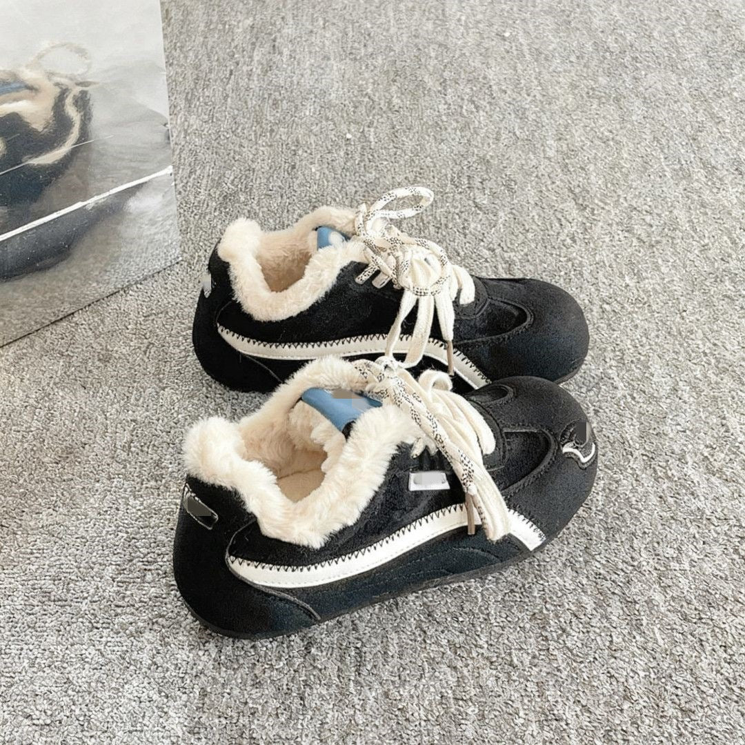 Damen Sneaker Warmfleece Innenfutter Modern