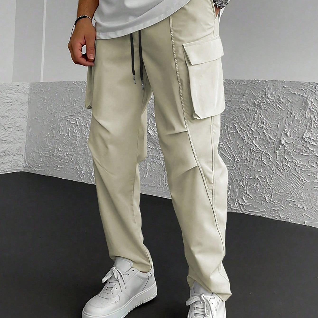 Herren Cargo-Hose Multifunktional Elastisch Comfort