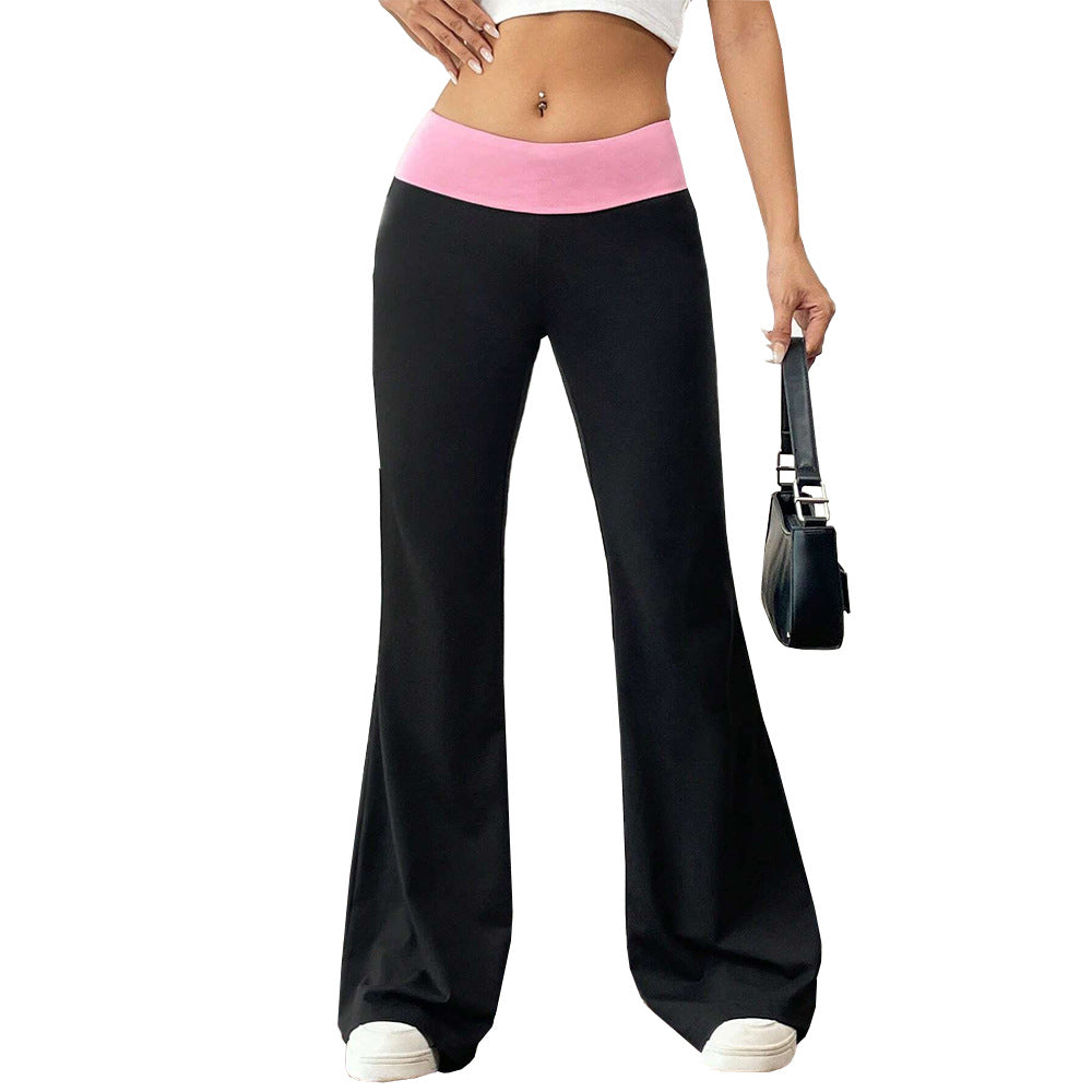 Damen Jogginghosen Flared Mit Stylischem Bund