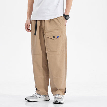 Herren Cargo-Hose Bequem Viel Taschen Elastisch