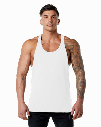 Herren Atmungsaktives Muscle Shirt Sportlich Racerback