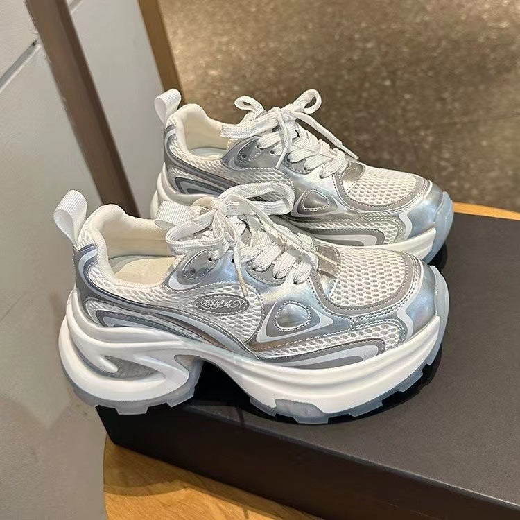 Damen Sneaker Atmungsaktiv Mesh Laufsohle - BerlinGlamour