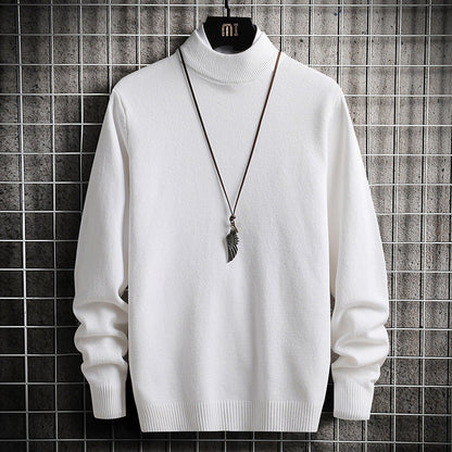 Herren Rollkragenpullover Weich Strick Qualität Modern - BerlinGlamour