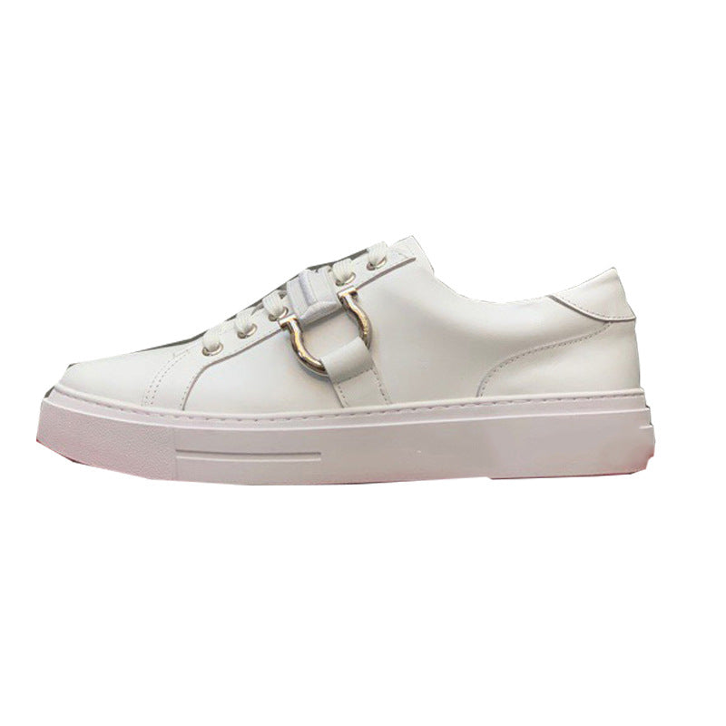 Damen Sneaker Rutschfest Schnallen Detail Modern