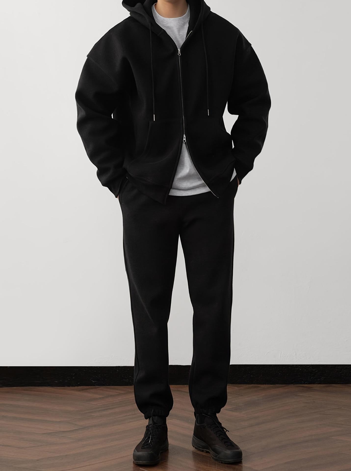 Herren Freizeitjacke Bequem mit Jogginghose Sportlich