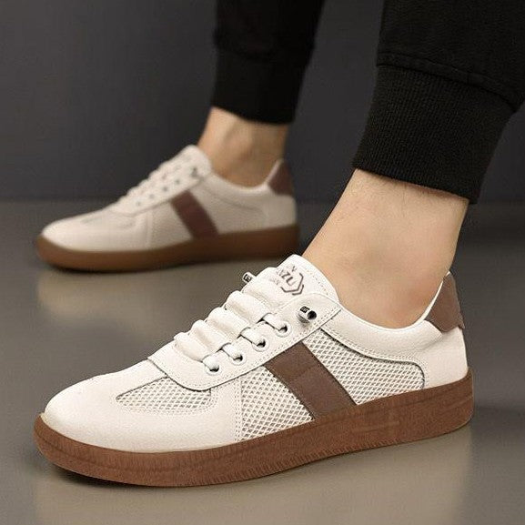Damen Sport Sneaker Atmungsaktiv Mesh Schwarz