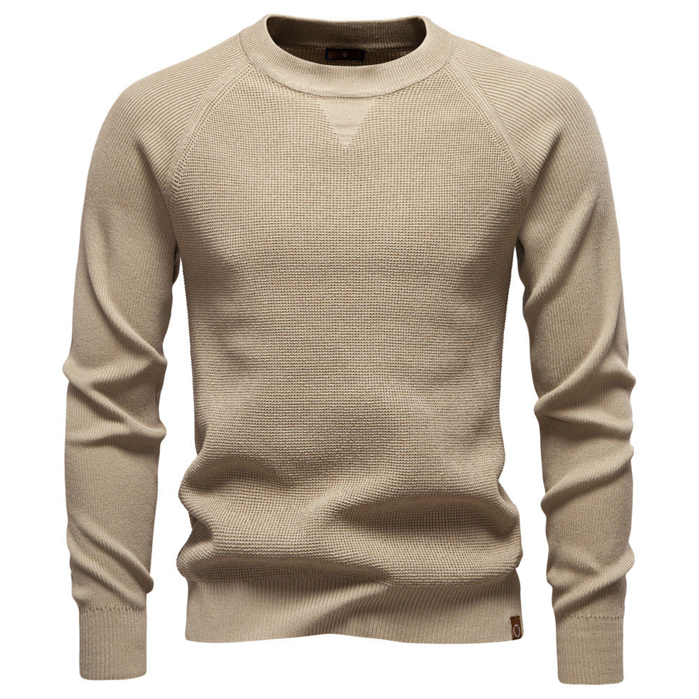 Herren Strickpullover Rundhals Modernes Muster