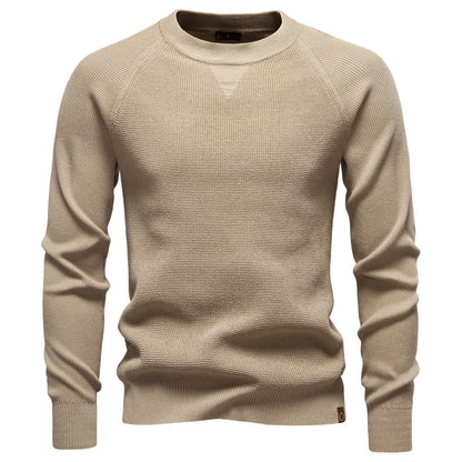 Herren Strickpullover Rundhals Modernes Muster
