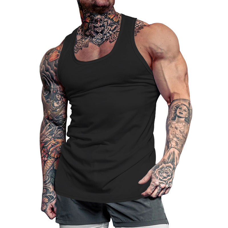 Herren Fitness Tanktop Sportlich Funktionell