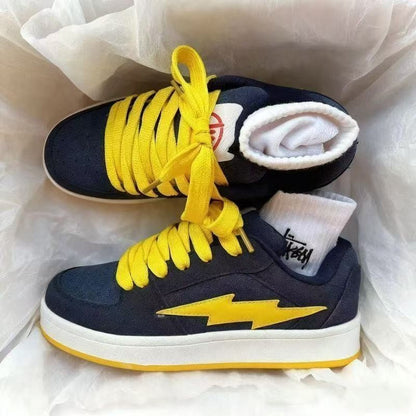 Damen Sneaker Sportlich Rutschsicher Weiss - BerlinGlamour