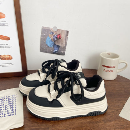 Damen Sneaker Trendy Dicksohlige Atmungsaktiv