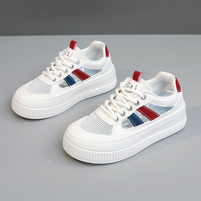 Damen Sneaker Sportlich Luftdurchlässig Komfort Sneaker