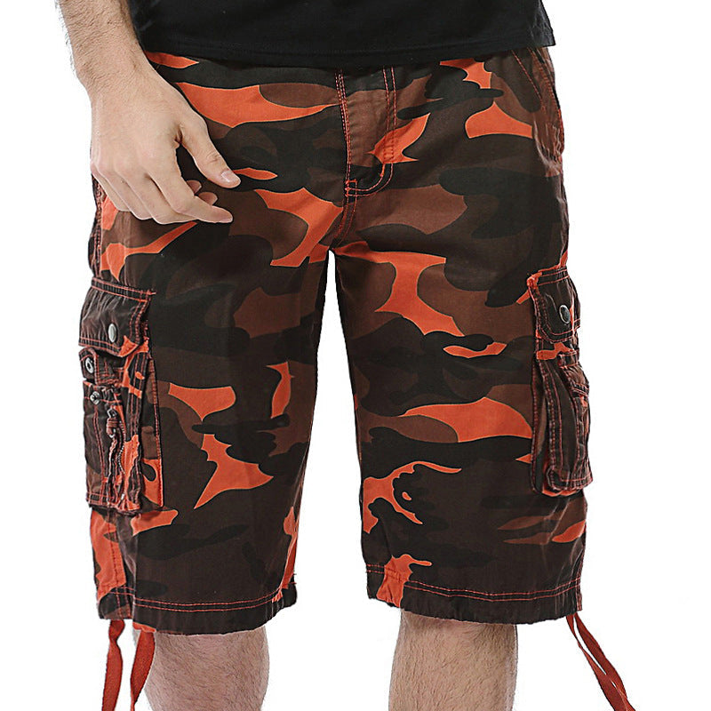 Herren Cargoshorts Camouflage Multifunktional