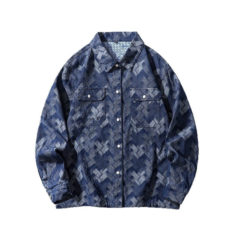 Herren Overshirt Lässig Casual Berlin Style