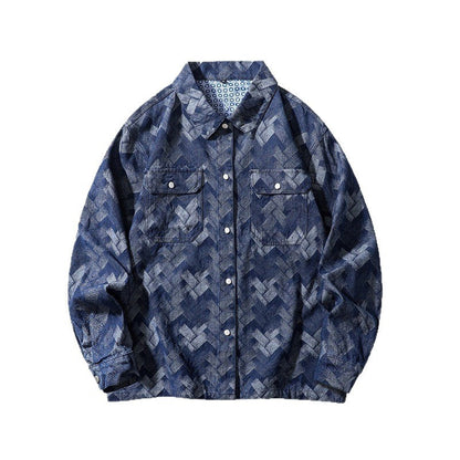 Herren Overshirt Lässig Casual Berlin Style