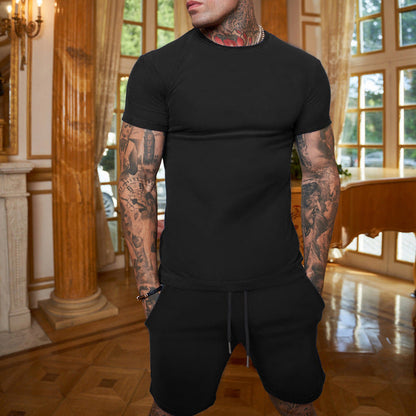 Herren Sportset Weich Baumwolle Elastisch Bequem
