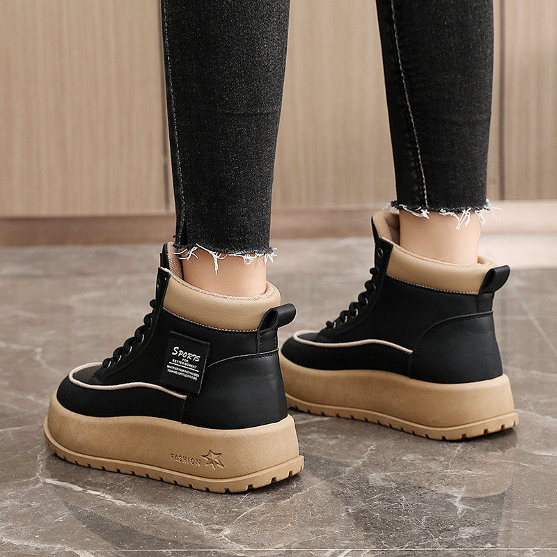 Damen Winter Sneaker High-Top Isolierend Robust