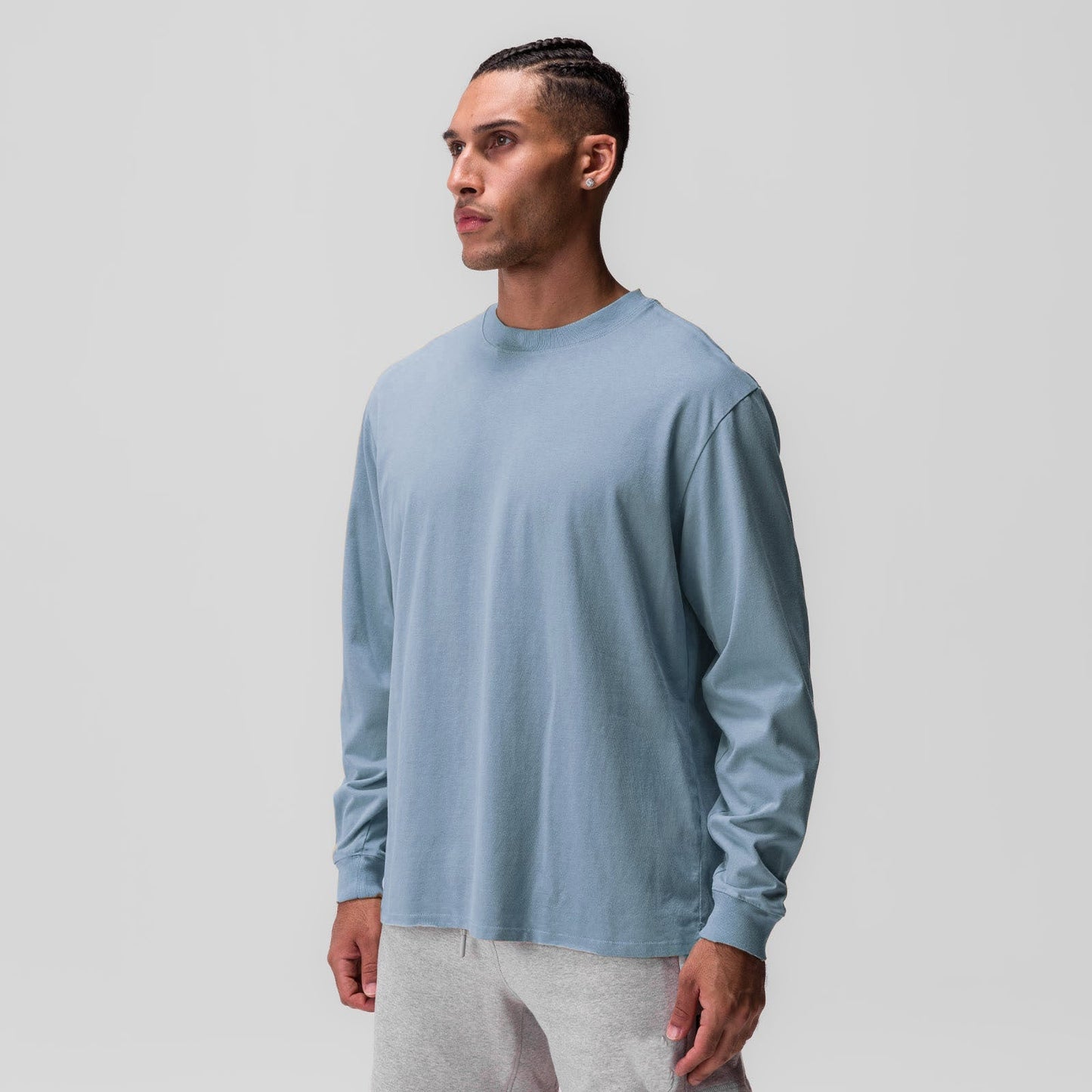 Herren Langarmshirt Bequem Leicht Modern