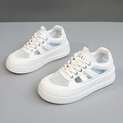 Damen Sneaker Sportlich Luftdurchlässig Komfort Sneaker