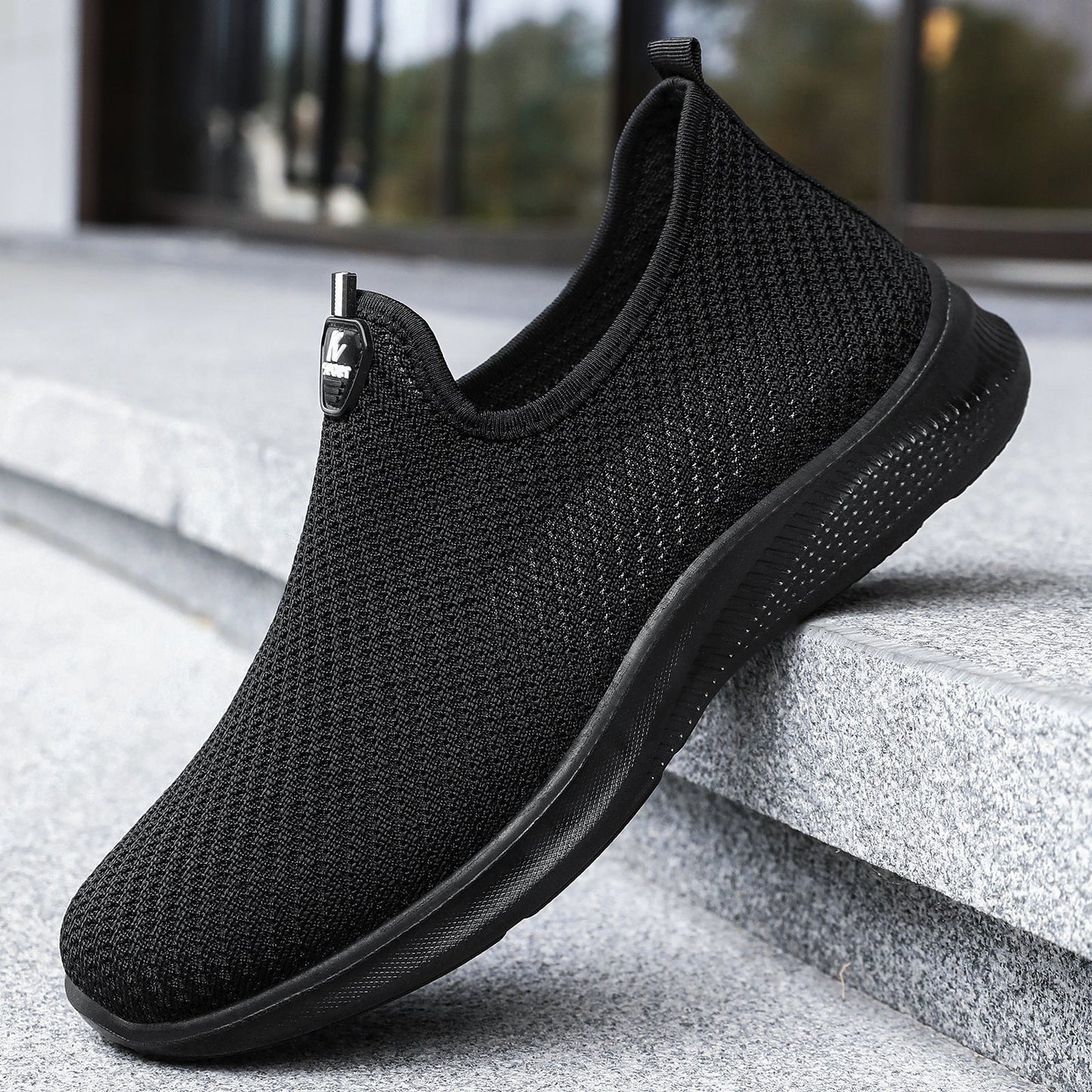 Damen Freizeitschuhe atmungsaktiv bequem schwarz