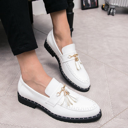 Damen Mokassins Elegante mit goldenen Nieten Schuhe Heidi Mode
