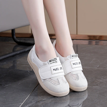 Damen Sneaker Freizeitschuhe Atmungsaktiv Netzdesign Elastisch