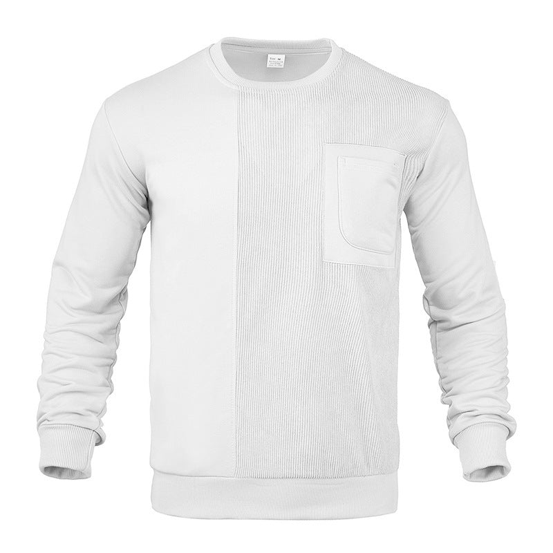 Herren Sweatshirt Bequem Stylisch Mit Tasche Modern
