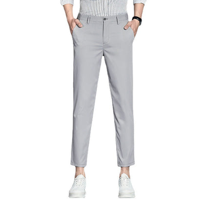 Herren Chino-Hose Bequem Slim Fit