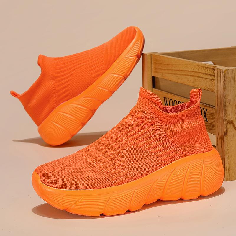 Damen Sneaker Bequem Elastisch Mit Dämpfung
