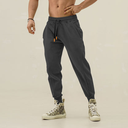 Herren Sportpants Elastisch Mit Reißverschlusstaschen