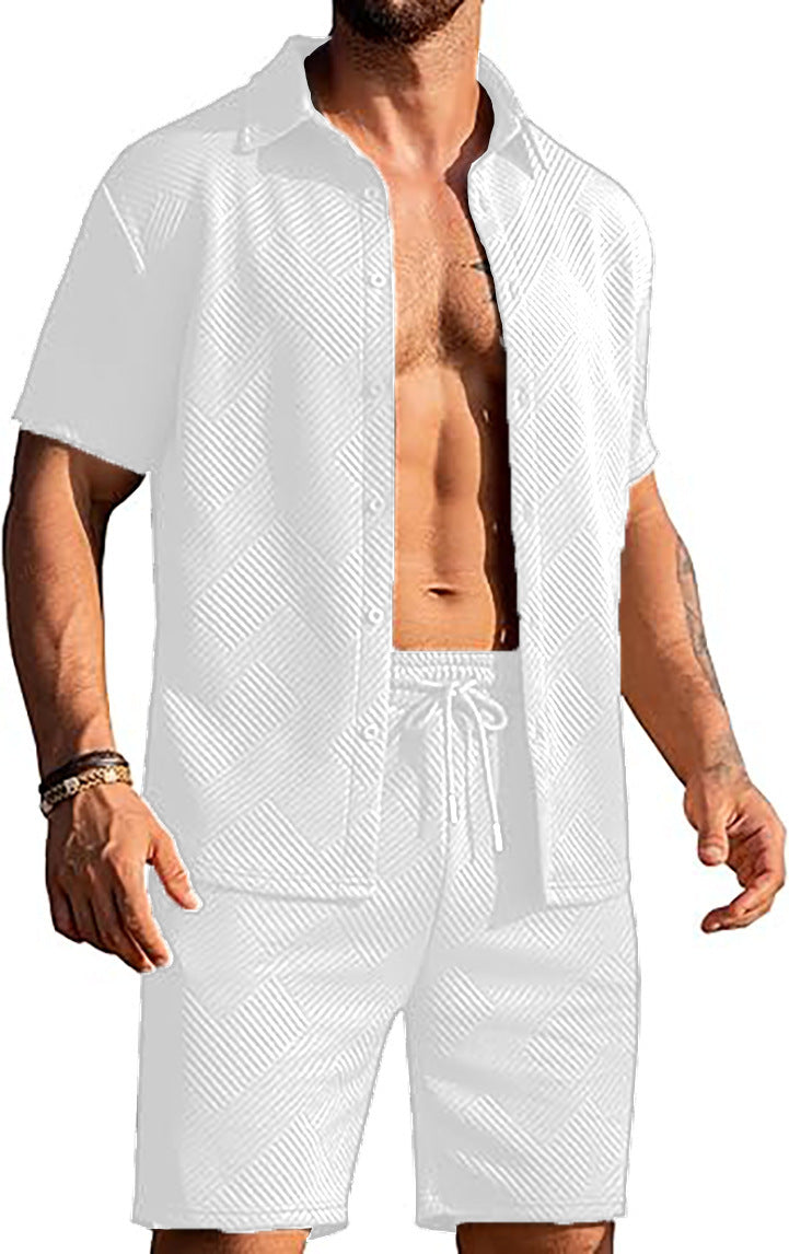 Moderne Kurzarmhose mit strukturiertem Design Berlin.