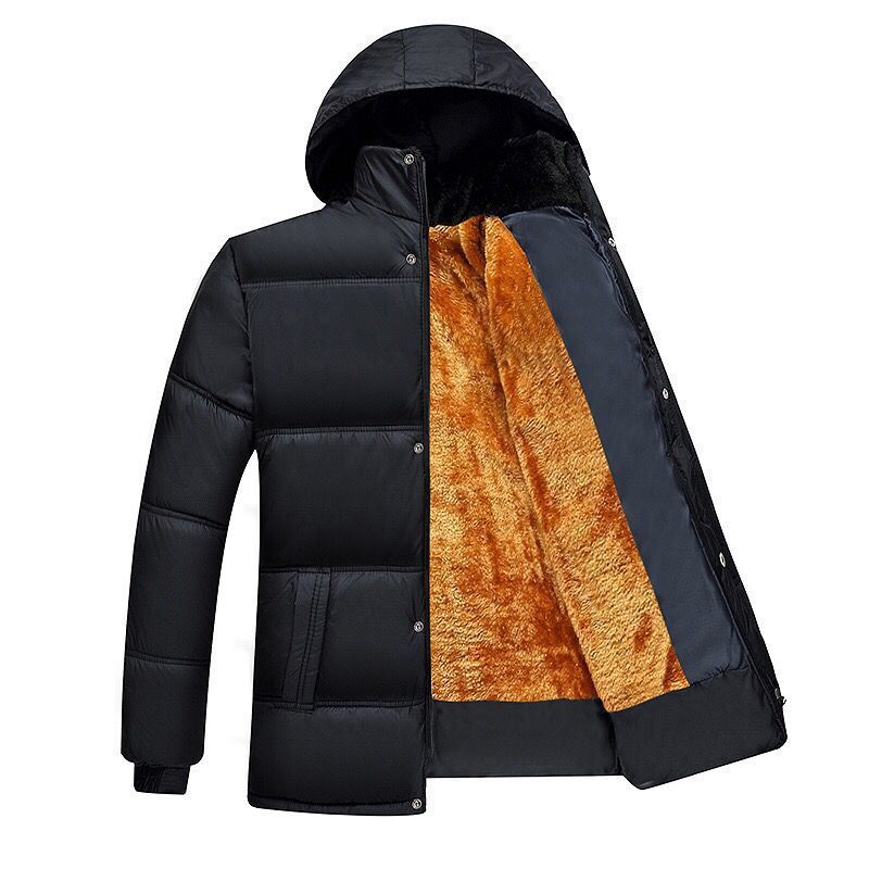 Herren Winterjacke Gesteppt Isoliert Wasserabweisend - BerlinGlamour