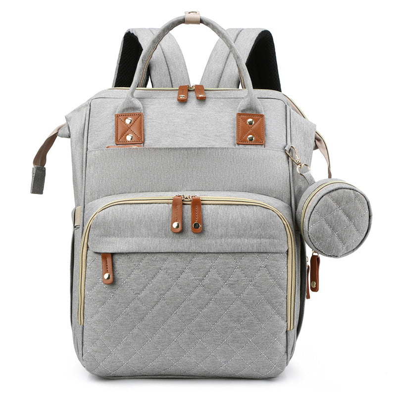 Praktischer 2in1 Babyrucksack mit Wickelbett - BerlinGlamour