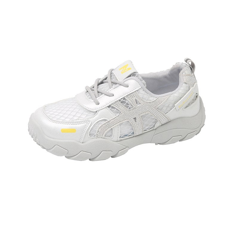 Damen Sneaker Freizeitschuhe Atmungsaktiv Komfortabel