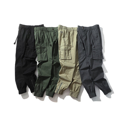 Herren Cargohose Bequem Mit Seitentaschen Freizeit - BerlinGlamour