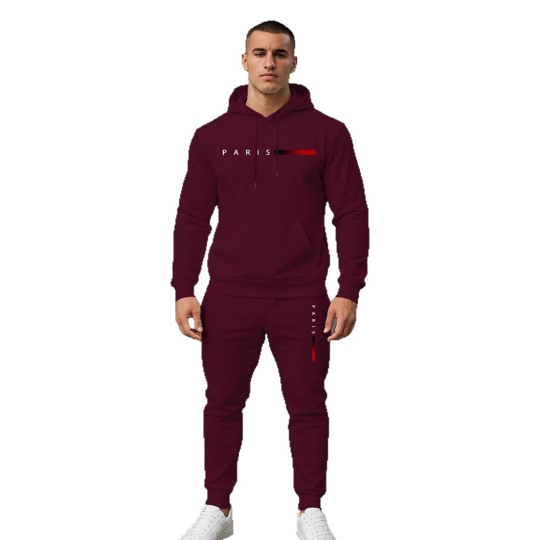 Sportlicher Hoodie Jogginghose Set Herren Training