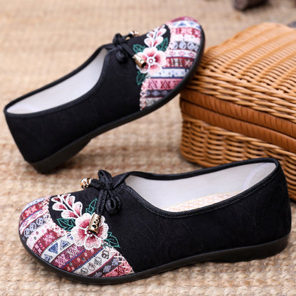 Damen Hausschuhe Florales Design Elegante Heidi Schuhe
