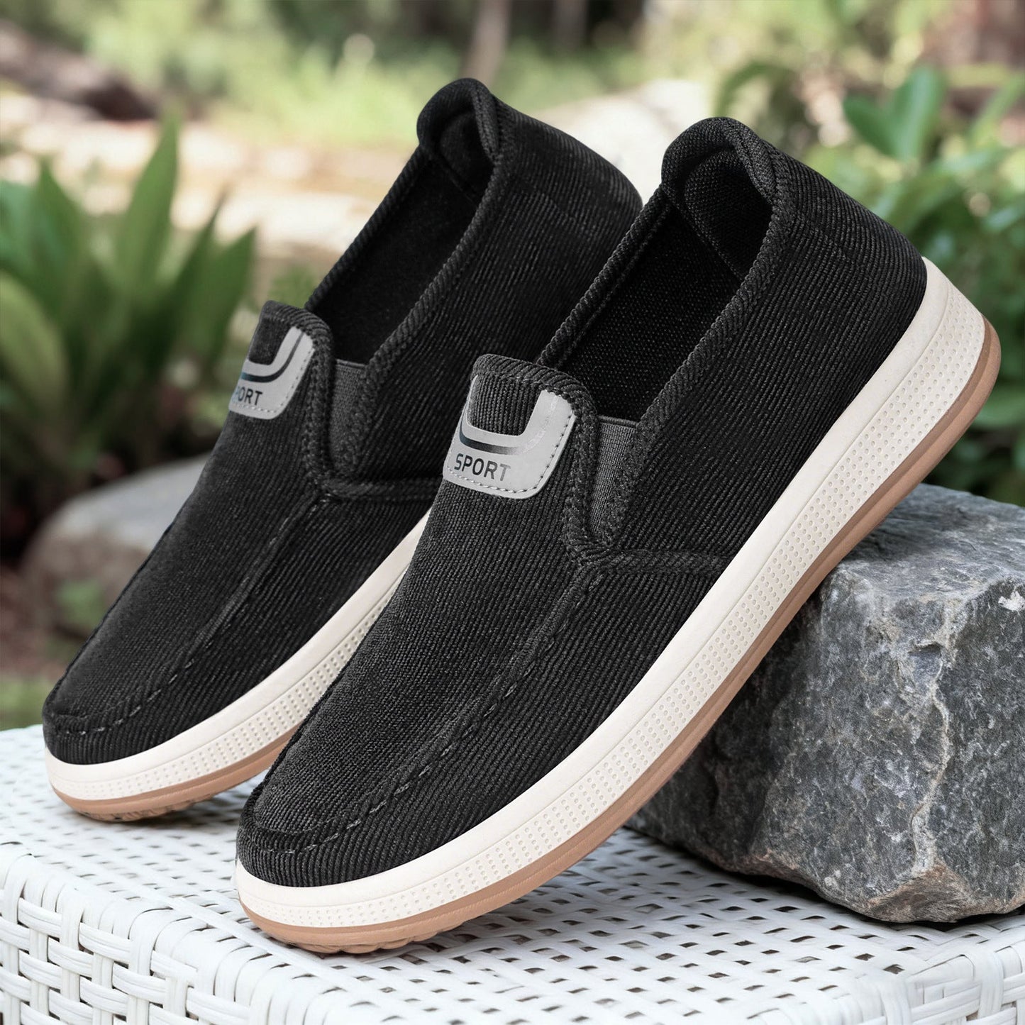 Damen Slip-On Schuhe Bequem Elegante Freizeitschuhe - BerlinGlamour