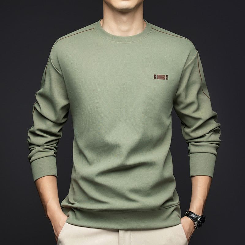Herren Pullover Eleganter Rundhals aus Feinmerino