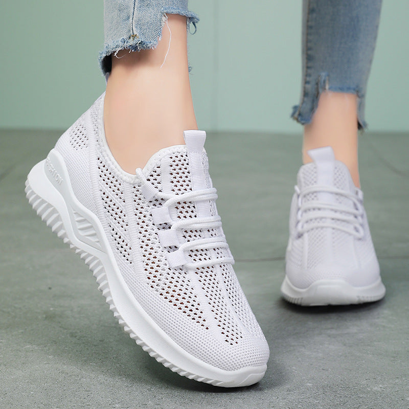 Damen Sneaker Fitnessschuhe Atmungsaktiv Flexibel